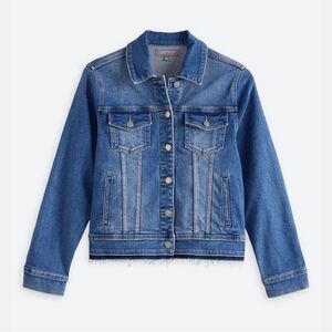 Denim Jean jacket/ JUST USA Brand/sz M